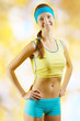 Photo: a beautyful young sporty female a beautyful young sporty female