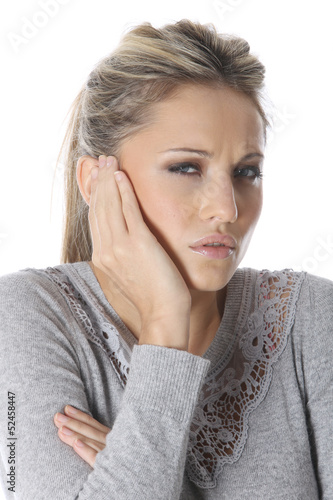 Photo: Model Released. Young Woman with Toothache Model Released. Young Woman with Toothache