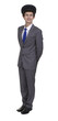 Photo: Portrait Of Man In Suit Wearing Cap Portrait Of Man In Suit Wearing Cap