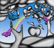 Illustration: farfalle colorate farfalle colorate