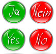 Vektor: button ja nein button ja nein