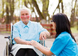 Foto: Doctor Consoling Elderly Lady Doctor Consoling Elderly Lady