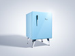 Blue retro refrigerator