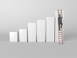 man climbing on ladder