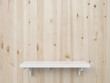 brown wooden shelf