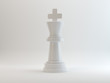 white chess king