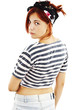 Photo: Beautiful young woman, representing pinup and retro style Beautiful young woman, representing pinup and retro style