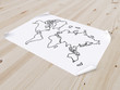 Illustration: world map world map