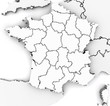 France 3d map