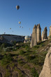 hot air balloon trip at famous cave house Cappadocia Turkey