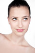 beauty portrait of teen girl