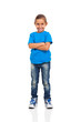 little girl with arms crossed
