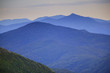 Distant mountain range