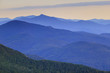 Distant mountain range