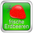 frische Erdbeeren Button