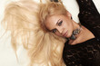isolate beautiful passion sexy blond woman