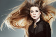 A photo of beautiful girl is in fashion style, glamour