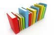 Colorful books.