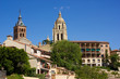 Foto: View of catholic cathedral in the center of Segovia View of catholic cathedral in the center of Segovia