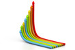 financial and business growth chart.
