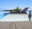 Photo: bois et eau pour une piscine relaxante feng-shui bois et eau pour une piscine relaxante feng-shui