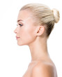 Photo: Profile portrait of young blond woman Profile portrait of young blond woman