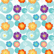 Seamless flowery design