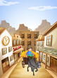 A farmer near the saloon bar