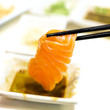 salmon sashimi