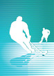 Vektor: Eishockey Spieler Eishockey Spieler