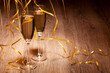 Photo: two glass with champagne two glass with champagne
