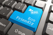 Keyboard with Eco Friendly Button.