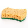 Domestic sponge isolated over white background