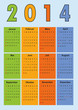 Kalender 2014 - 4-farbig