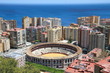 Point de vue sur Malaga depuis le Gibralfaro, Andalousie