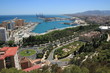 Point de vue sur Malaga depuis le Gibralfaro, Andalousie