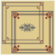 Abstract framework from the bound lines in style art-nouveau