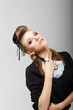 Photo: Classy Elegant Woman in Trendy Costume. Vogue Classy Elegant Woman in Trendy Costume. Vogue