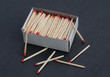 some matches and a matchbox