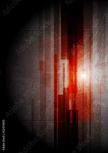 Vector: Abstract grunge hi-tech design Abstract grunge hi-tech design