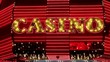 Illuminated sign "CASINO"