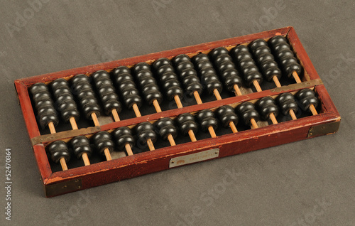 Photo: ancient Chinese abacus ancient Chinese abacus