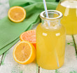 Lemonade on a white table