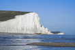 seven sisters chalk cliffs beach