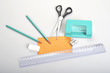 Set of stationery items