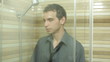 Funny businessman in shirt having shower