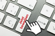 Jetzt bewerben Tastatur Hand