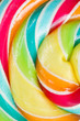 spiral candy close up