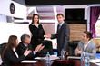 Business people working in conference room