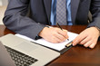 Young Businessman In Office At...